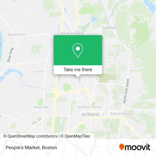 People's Market map