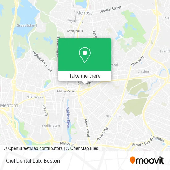 Ciel Dental Lab map