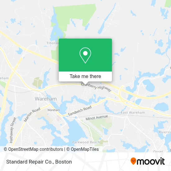 Standard Repair Co. map