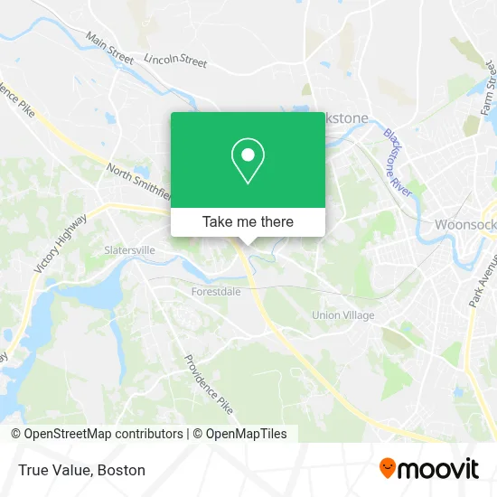 True Value map