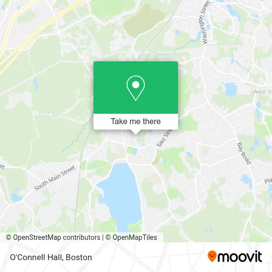 O'Connell Hall map