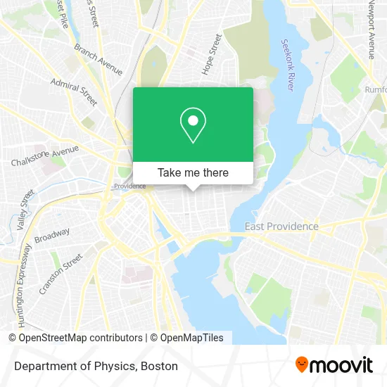 Department Of Physics map
