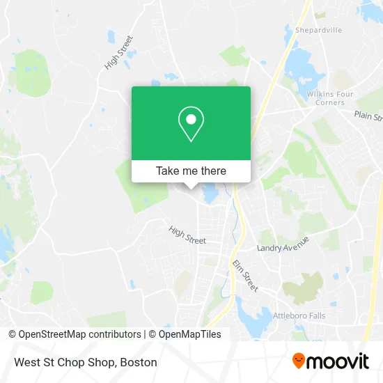 West St Chop Shop map