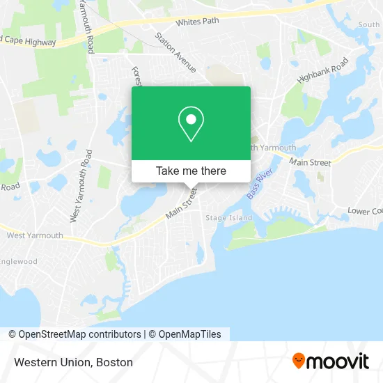 Western Union map