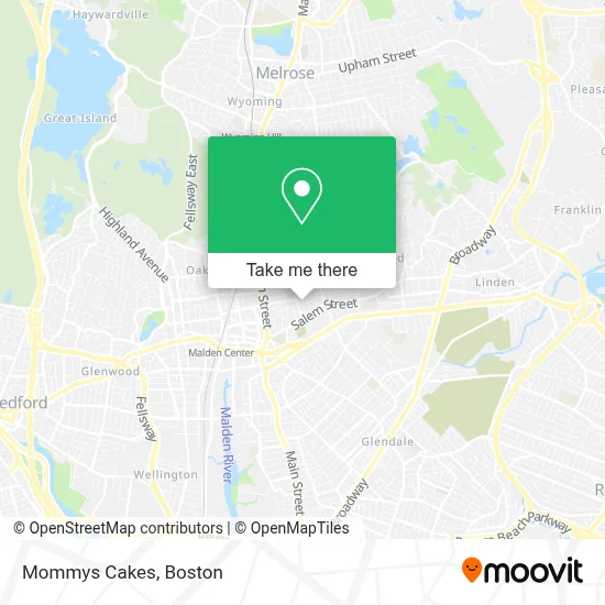 Mommys Cakes map