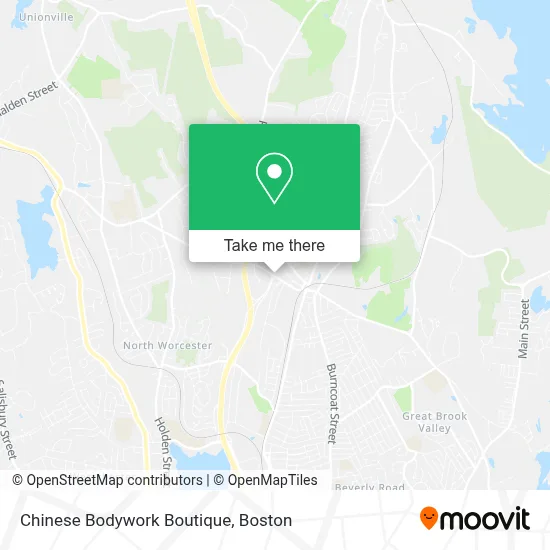 Chinese Bodywork Boutique map