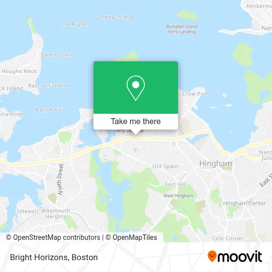 Bright Horizons map