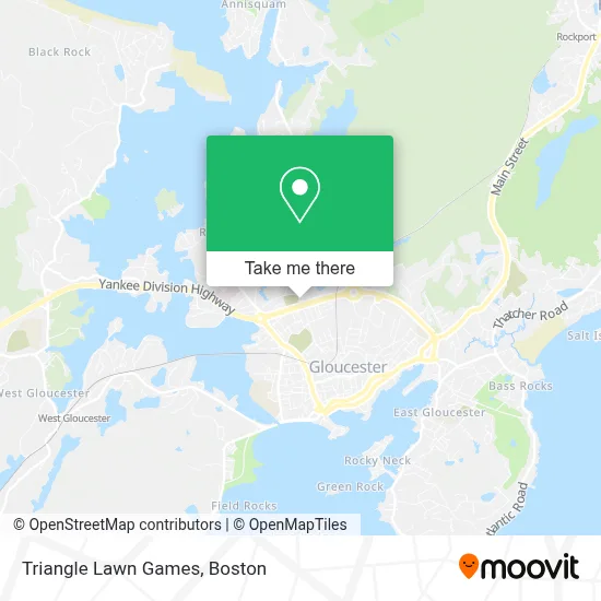 Triangle Lawn Games map