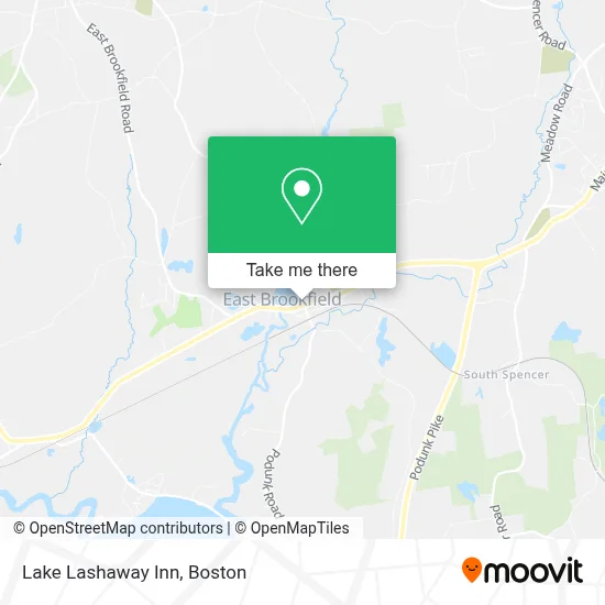 Lake Lashaway Inn map