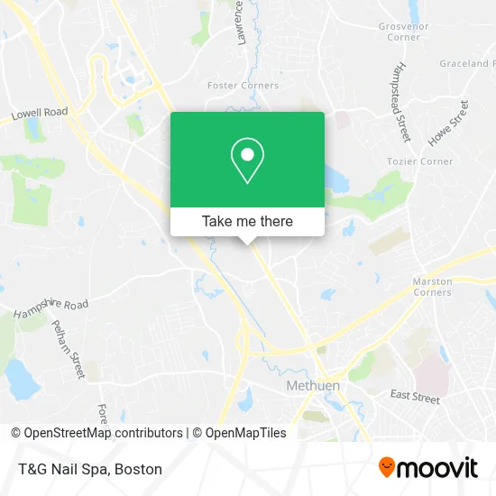 T&G Nail Spa map