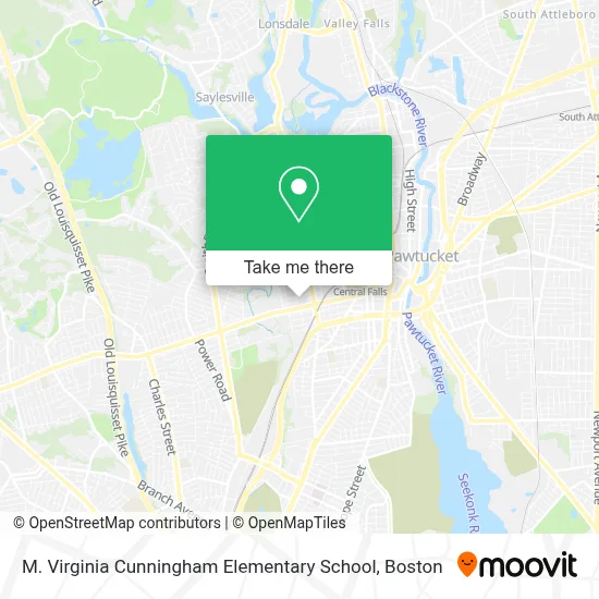 M. Virginia Cunningham Elementary School map