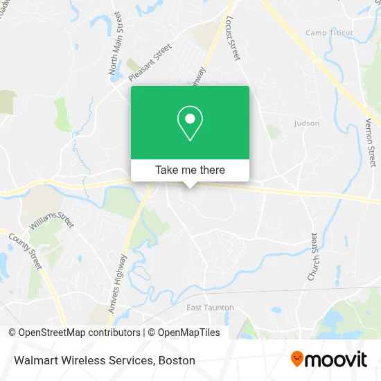 Walmart Wireless Services map