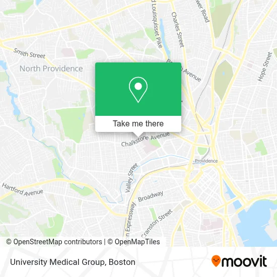 University Medical Group map