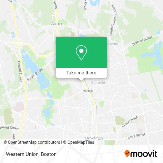 Western Union map