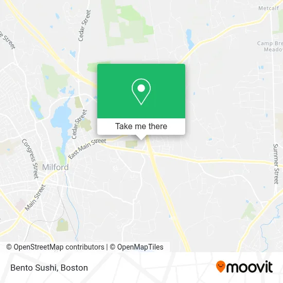Bento Sushi map
