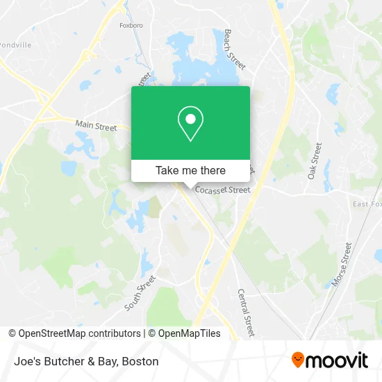 Joe's Butcher & Bay map