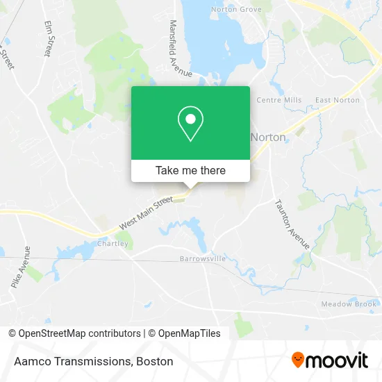 Aamco Transmissions map