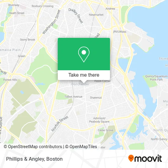 Phillips & Angley map
