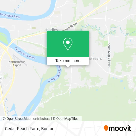 Cedar Reach Farm map