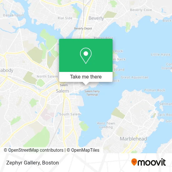 Zephyr Gallery map