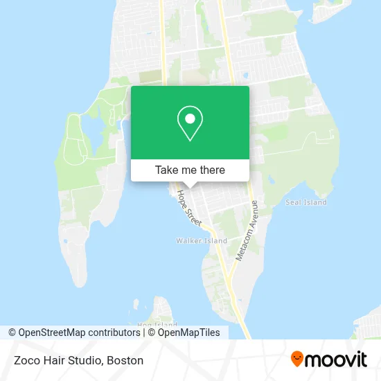 Zoco Hair Studio map