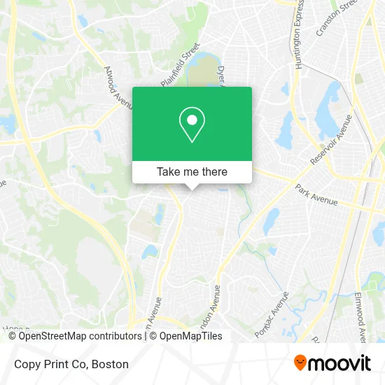 Copy Print Co map