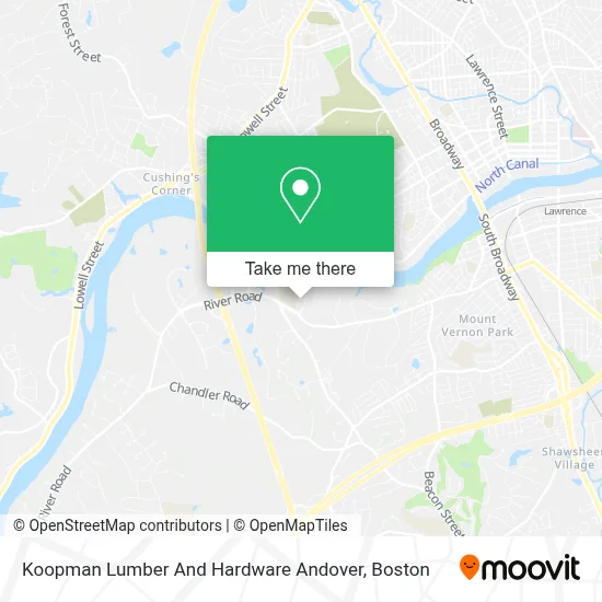 Koopman Lumber And Hardware Andover map