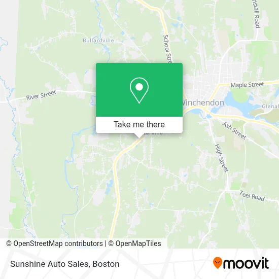 Sunshine Auto Sales map