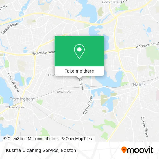 Kusma Cleaning Service map