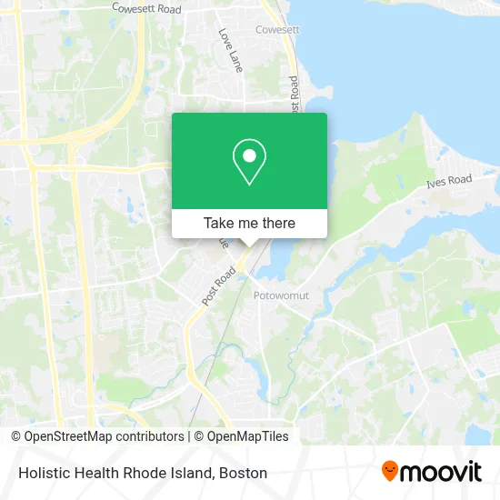 Holistic Health Rhode Island map