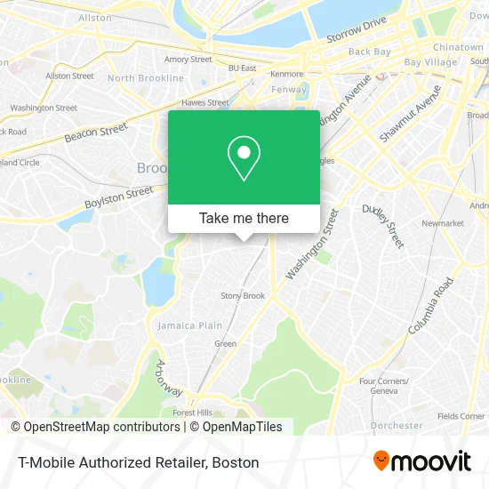 T-Mobile Authorized Retailer map