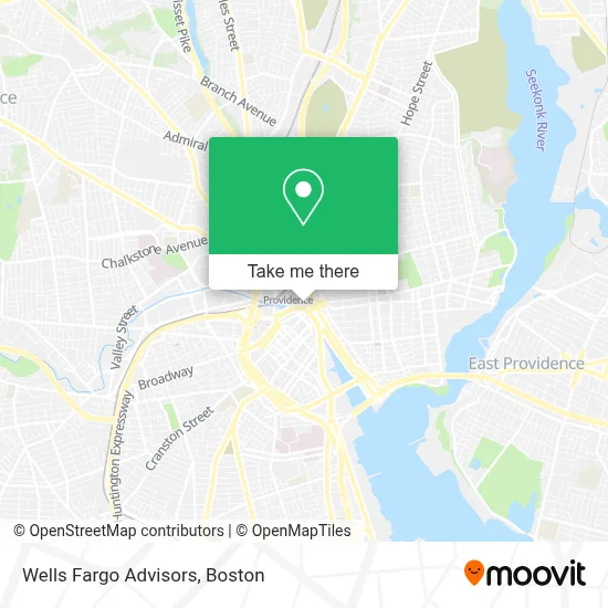 Wells Fargo Advisors map