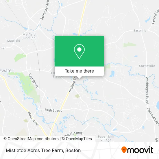 Mistletoe Acres Tree Farm map