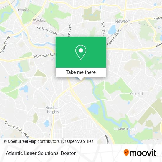 Atlantic Laser Solutions map