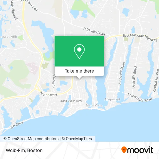 Wcib-Fm map