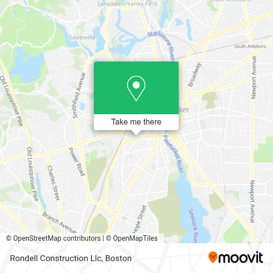 Rondell Construction Llc map