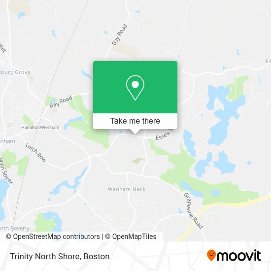 Trinity North Shore map