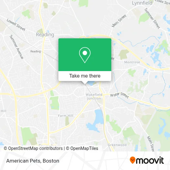 American Pets map