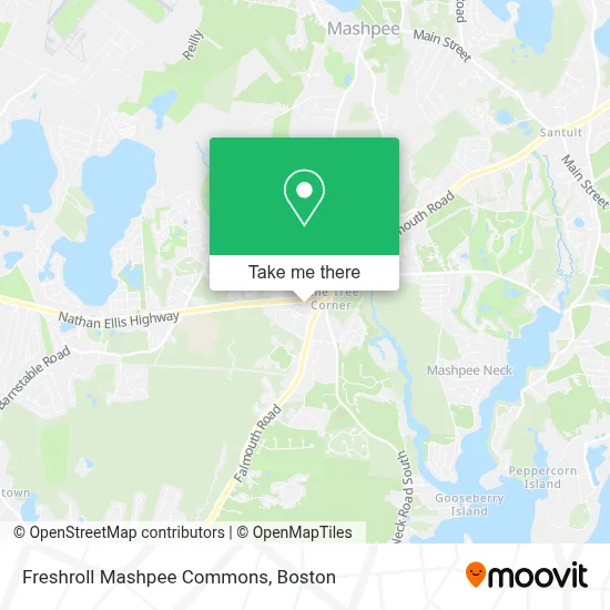 Freshroll Mashpee Commons map