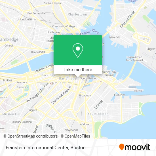 Feinstein International Center map