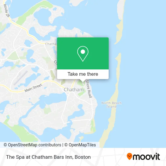 The Spa at Chatham Bars Inn map