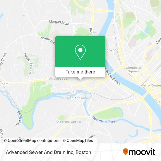 Advanced Sewer And Drain Inc map