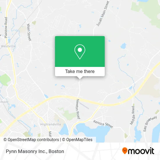 Pynn Masonry Inc. map