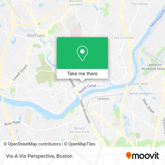 Vis-A-Vis Perspective map