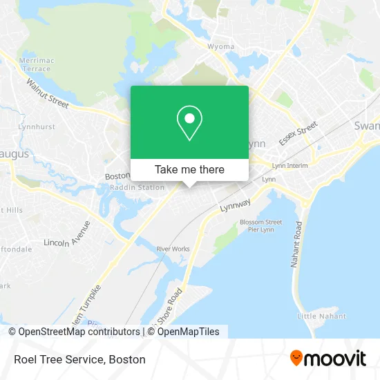 Roel Tree Service map