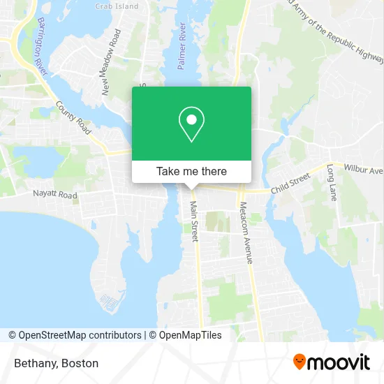 Bethany map