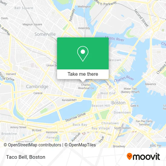 Taco Bell map