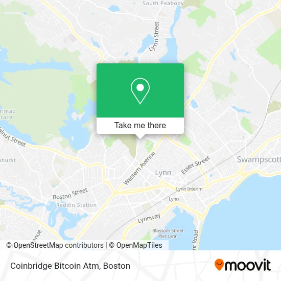 Coinbridge Bitcoin Atm map