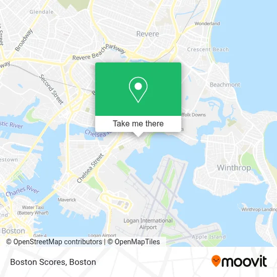 Boston Scores map