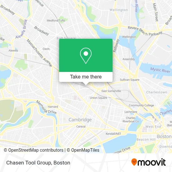 Chasen Tool Group map